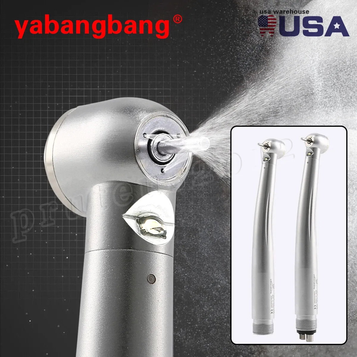 NSK Style Dental Fiber Optic LED E-generator High Speed Handpiece 2 Hole /4 Hole