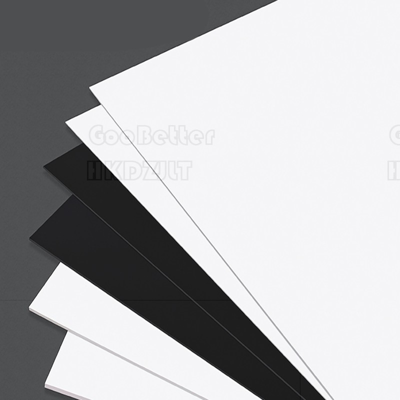PVC Plastic Sheet Thin Slice White Black Thick 0.2 mm 0.3 mm – 2 mm A3 A4 A5