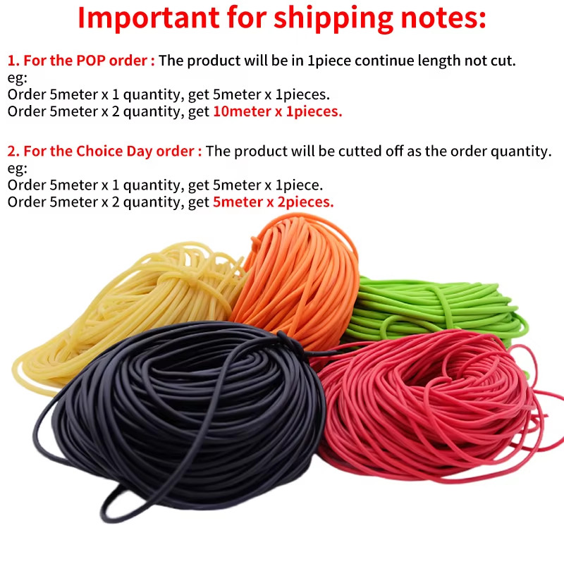 Nature Latex Rubber Hoses Antifreeze Tension Rope Pipe High Resilient Elastic Tu