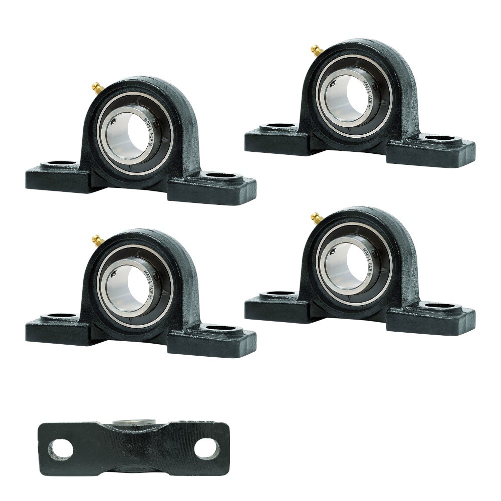 UCP202-10 Pillow Block Bearing 5/8″ Bore, 2-Bolt, Self-Aligning, Solid Base Qty4