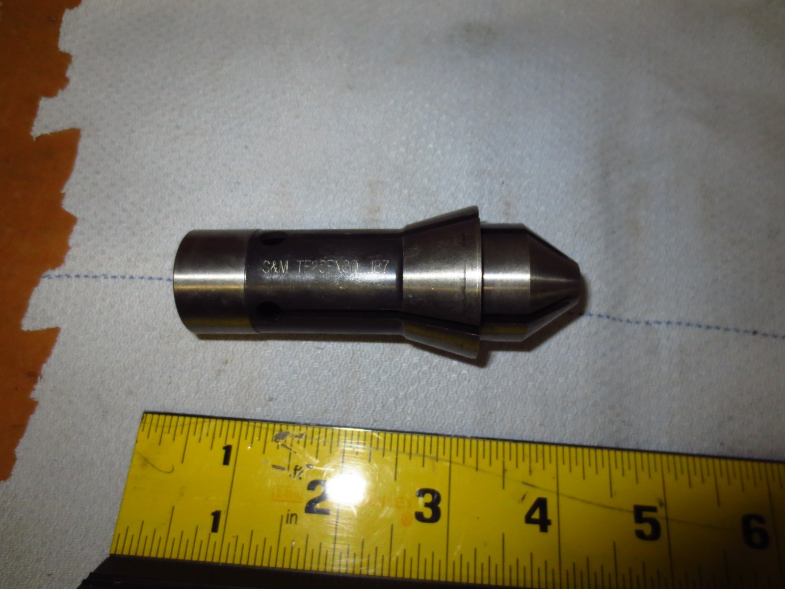 S&M TF25ENSQ Extended Nose Collet 3/16″ .187 Square Southwick & Meister