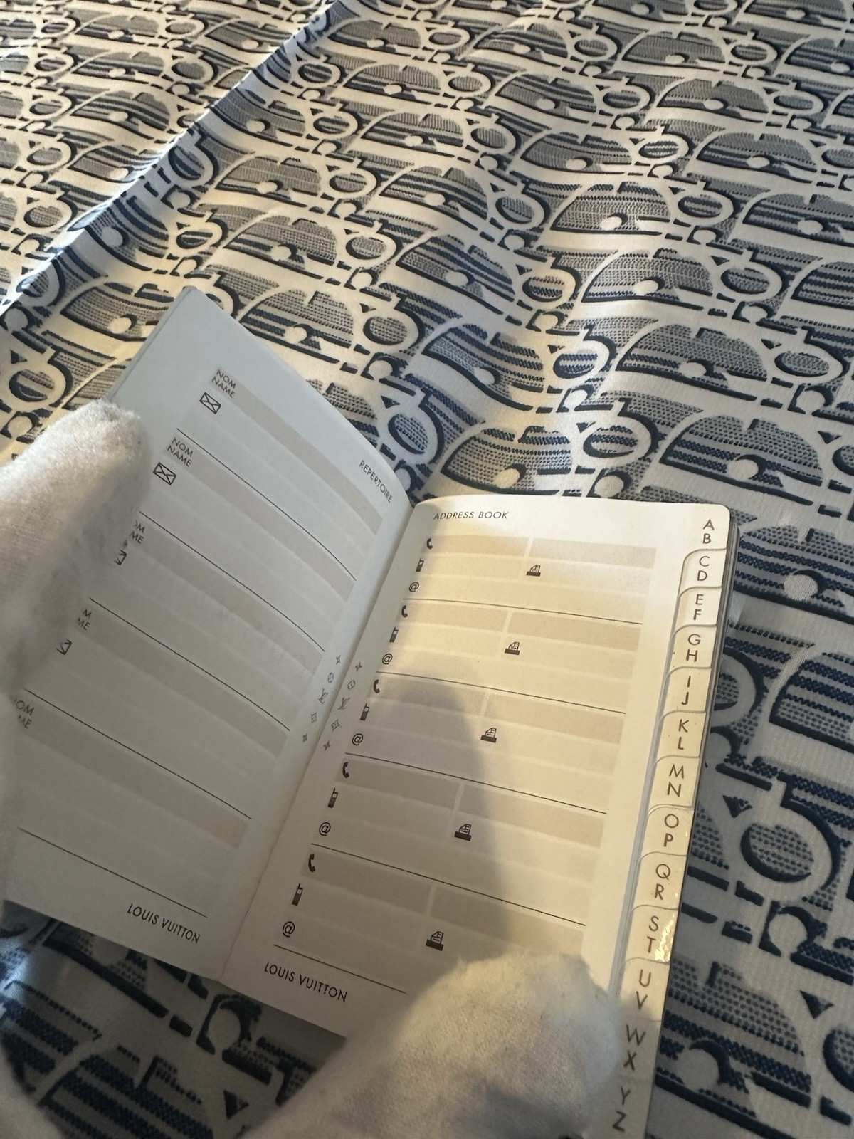 Louis Vuitton Repertoire Address Book with Alphabetical Tabs