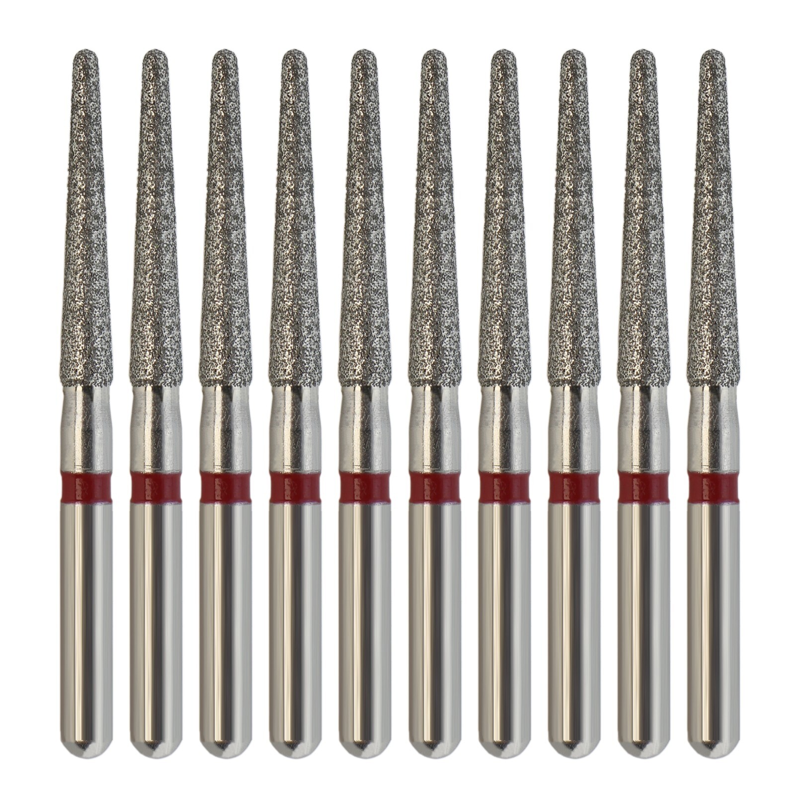 Dental Diamonds FG Burs Football Egg Round End Taper Friction Grip 368 856 850