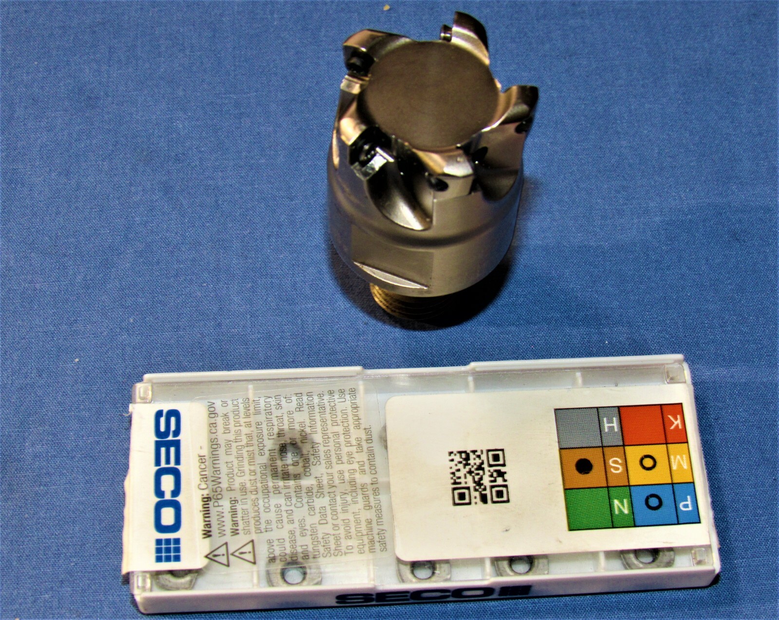 SECO 1-1/4″ Cut Diam,0.03″ Max Depth M16 Modular Connection Indexable High-Feed