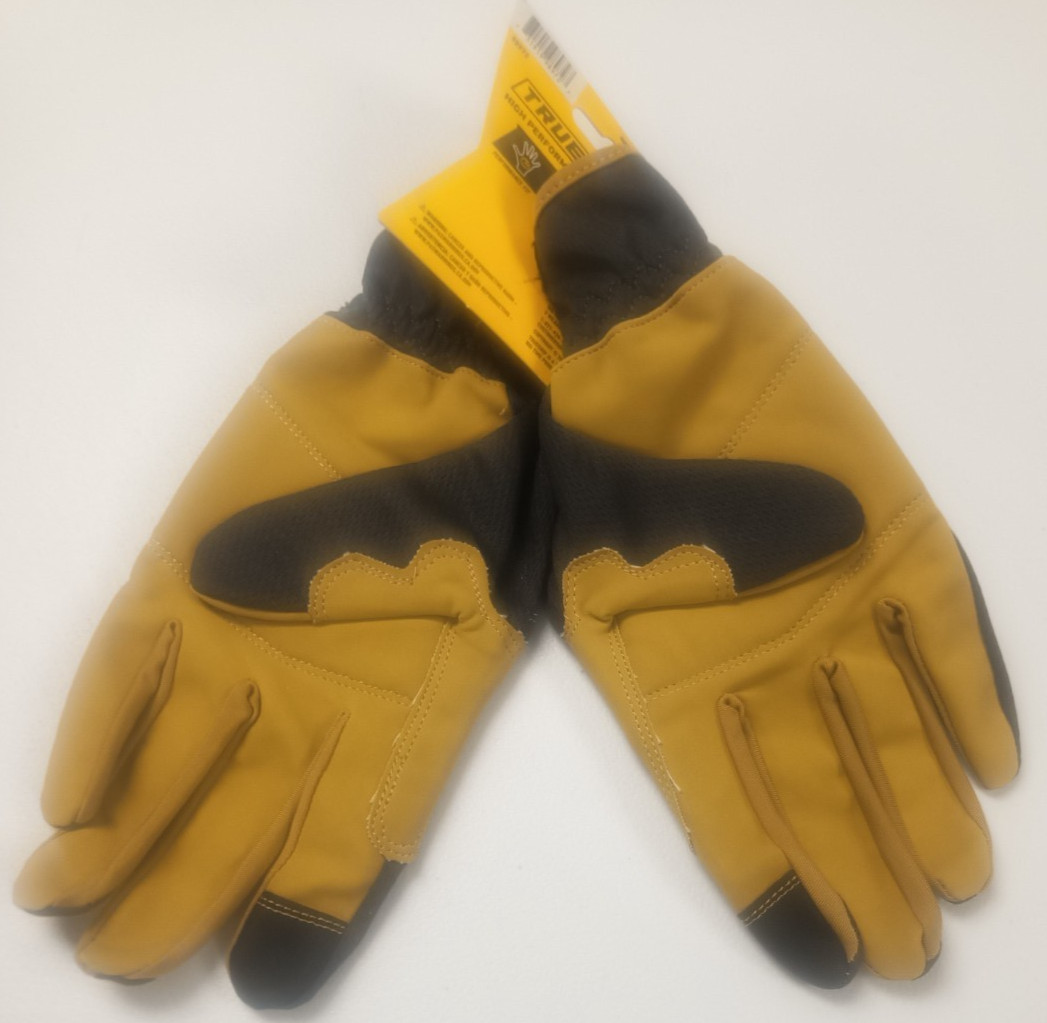 True Grip High Performance Utility Gloves Touch Screen compatibility Large NWT