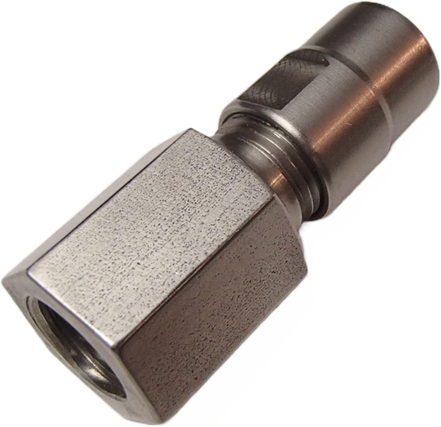 FLAPPER ADAPTER STAINLESS STEEL 5/8 UNC Thread with 1/4″ Collet Made in USA