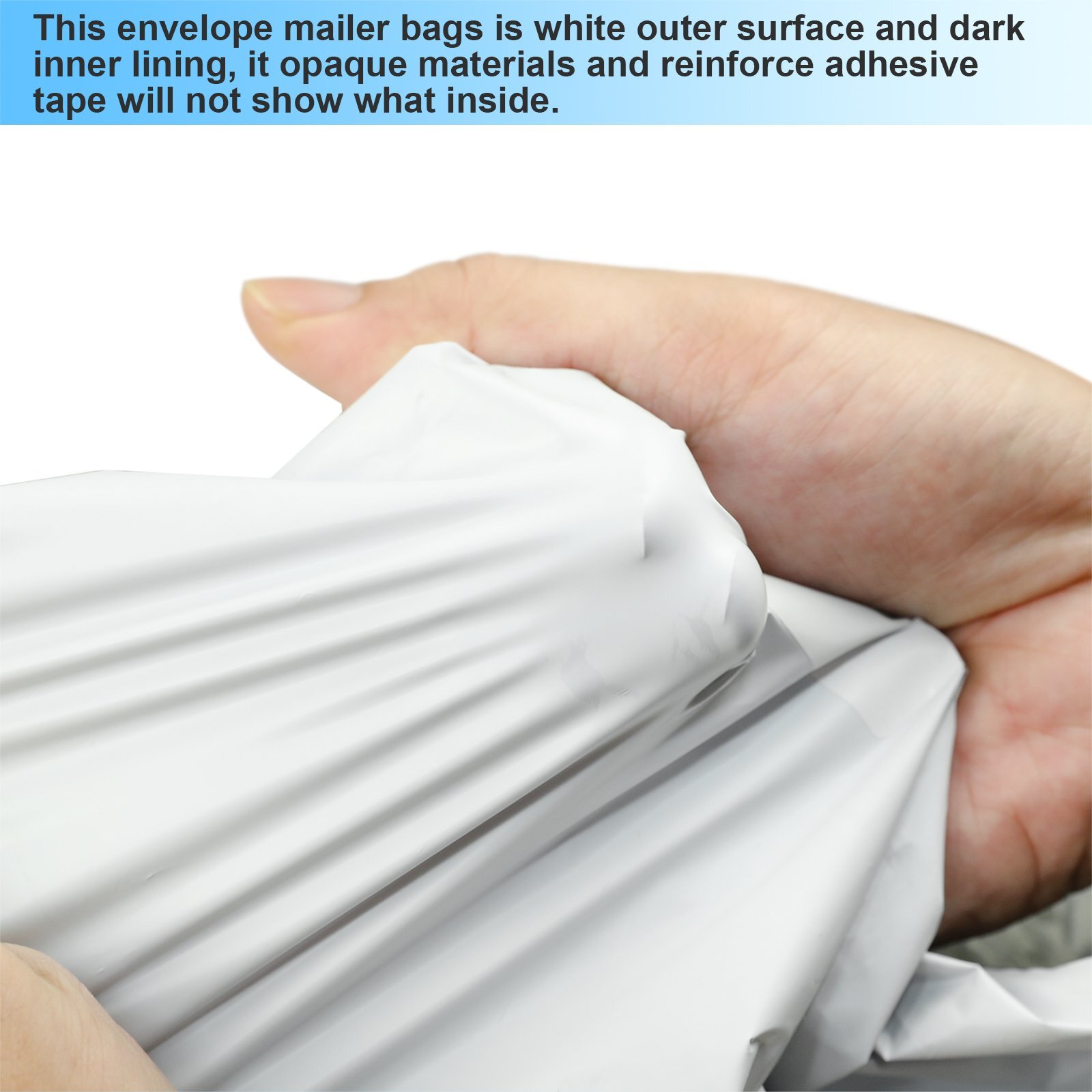 500-1000PCS 6×9 9×12 14×17 Poly Mailers Shipping Envelopes Self Sealing Bags