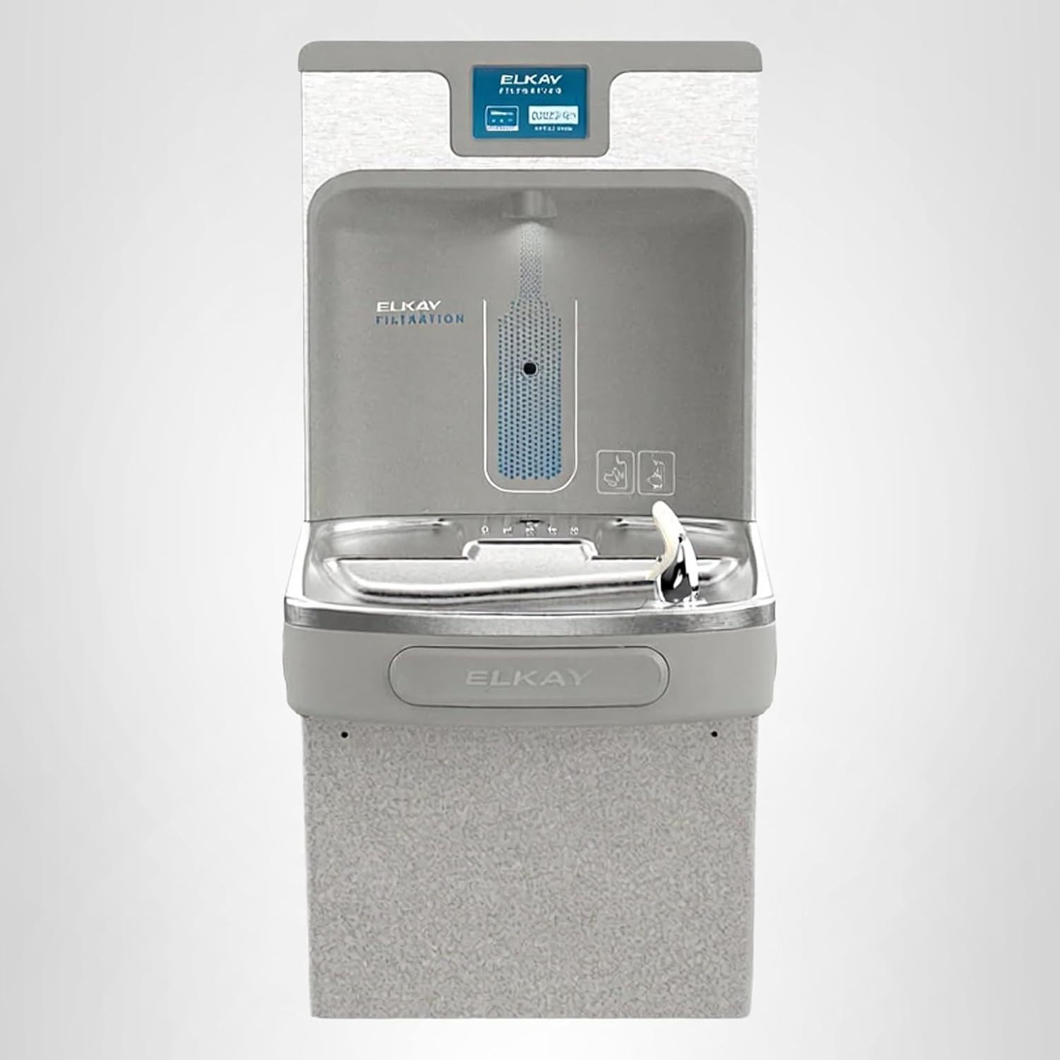 Elkay LZS8WSLP Enhanced Bottle Filler Single ADA Cooler Refrigerated Light Gray