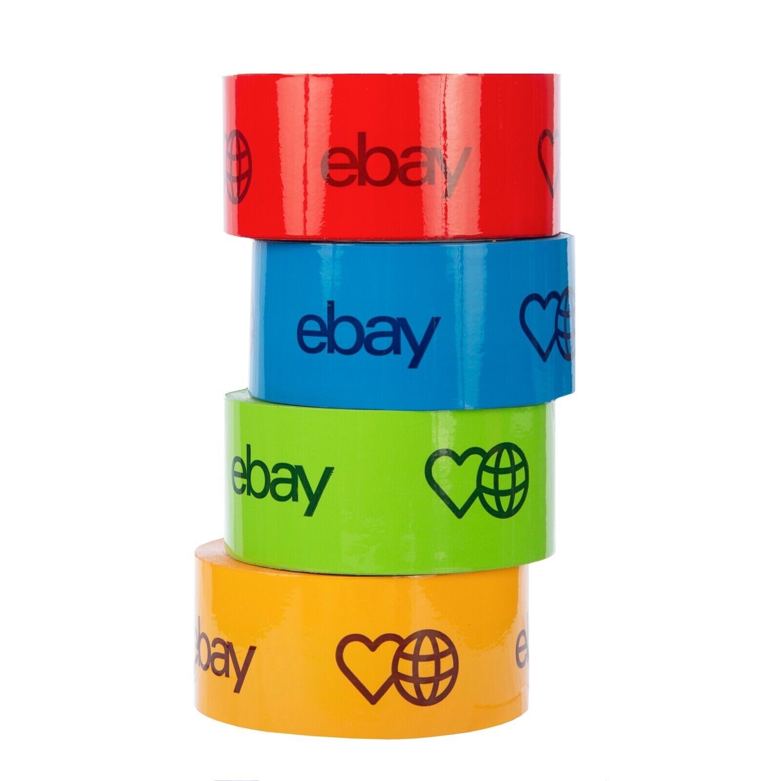 ✅ One Roll of 2″ x 75 yards ☆ GREEN Colors ☆ eBay Branded Packaging Tape