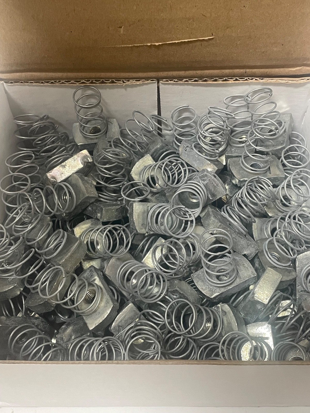 100 Count Box Unistrut 3/8-16 Spring Nuts for Unistrut B-Line Channel N1008 EG