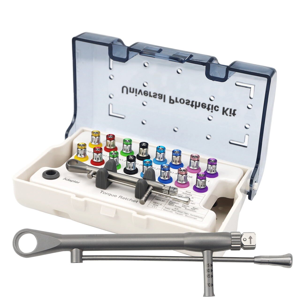 Dental Universal Implant ProstheticTorque Wrench Screw Driver Autoclavable 135°C