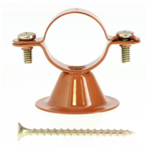 25 x VH0075CP Bell Van Hanger 3/4 in Pipe/Tube Carbon Steel Copper Epoxy Coated