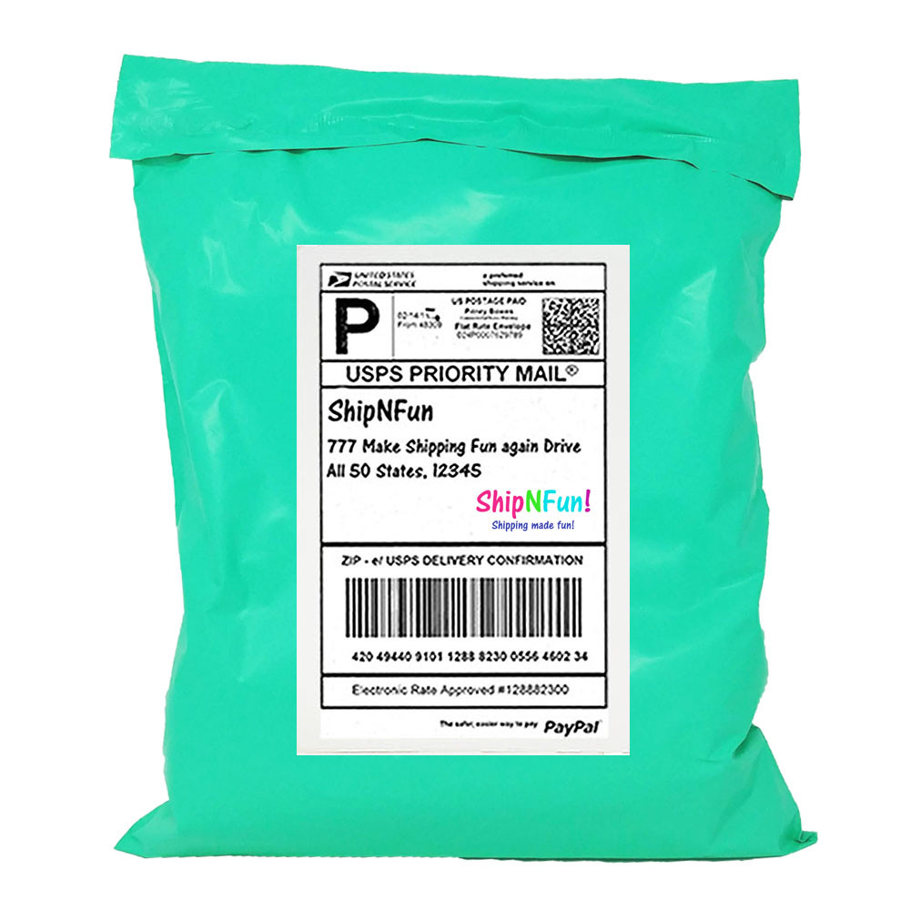 12×15.5 Pink]]Blue]Green]Purple]Yellow,Teal Poly Mailer Colored Shipping Bag NEW