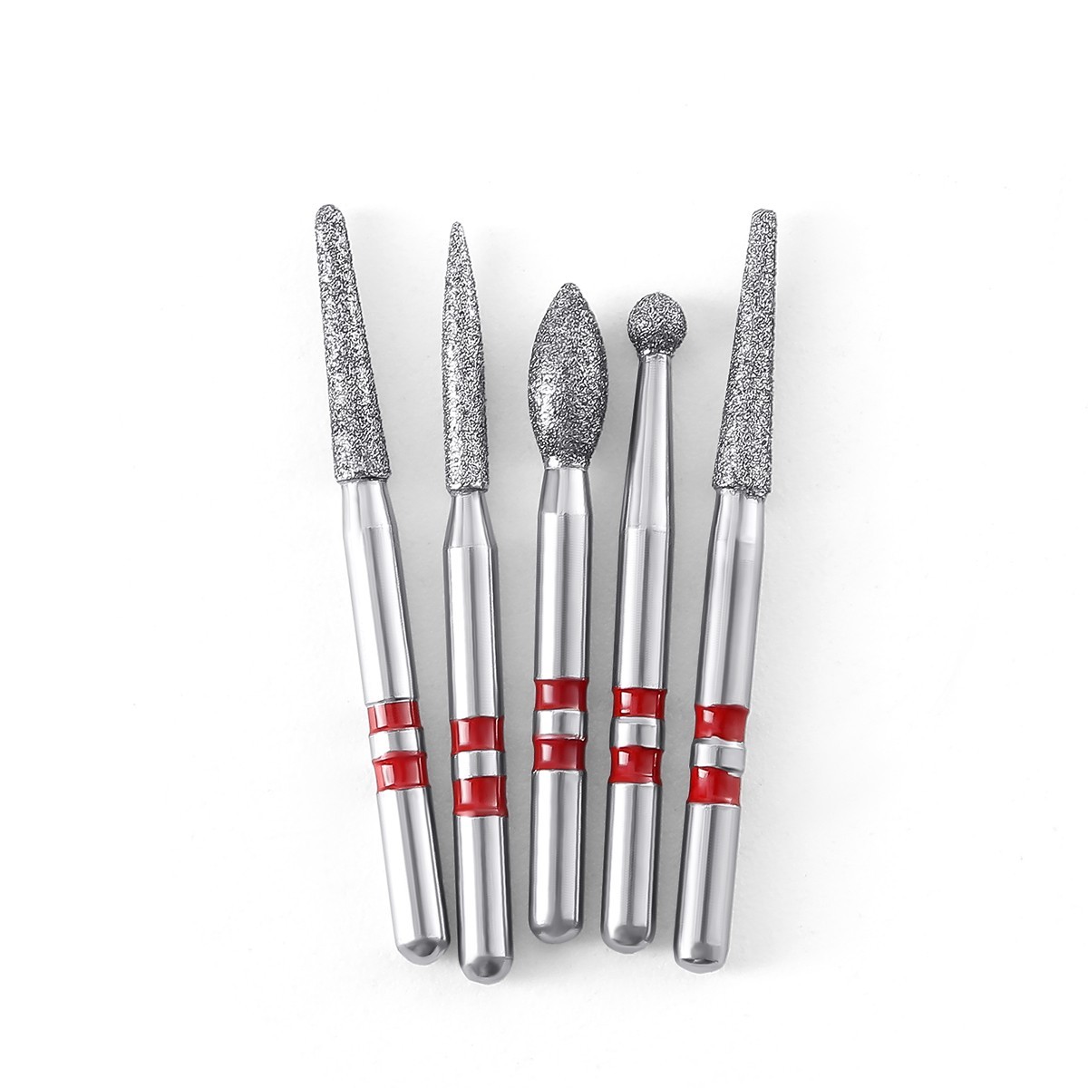 AZDENT Dental Diamond Burs Kit High Speed FG 1.6mm for Cutting Zirconia USA