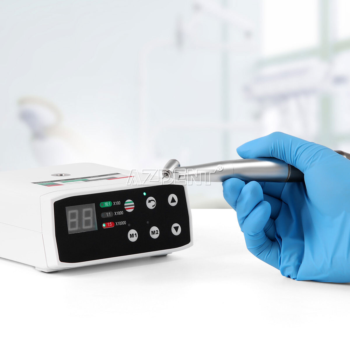 Dental 45° 1:4.2 Increasing Contra Angle Handpiece Fiber Optic Inner Water Spray