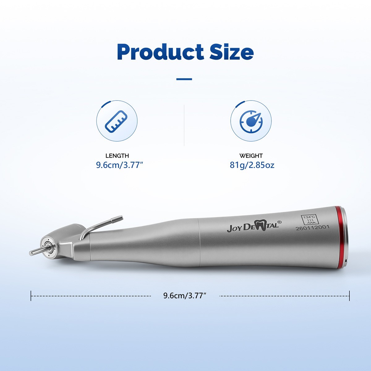 Pieza angular 45° LED dental 1:4.2 | Pulverización externa