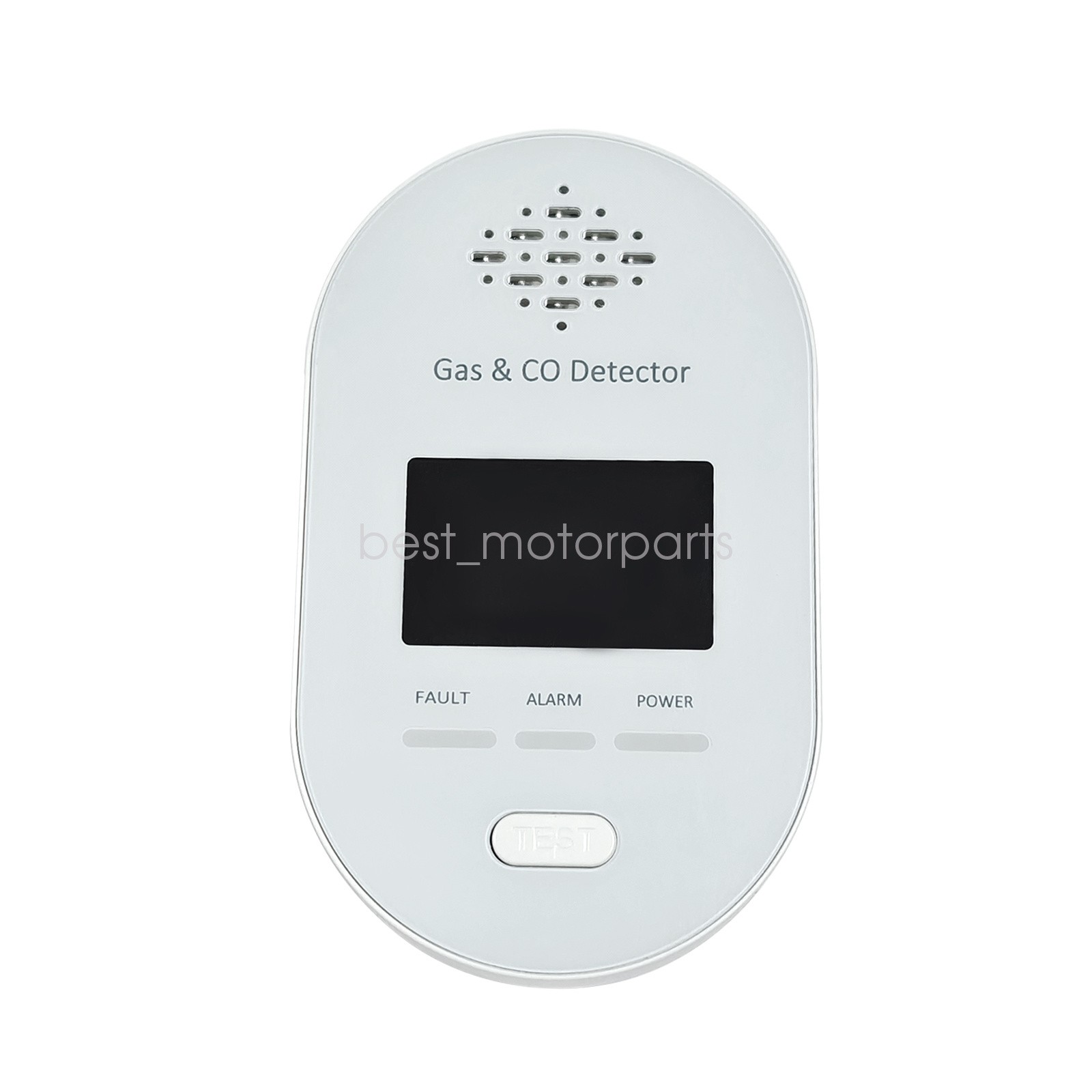 Portable 4-in-1 CO Detector with Smoke & Natural Gas, Plug-in Safety Alarm