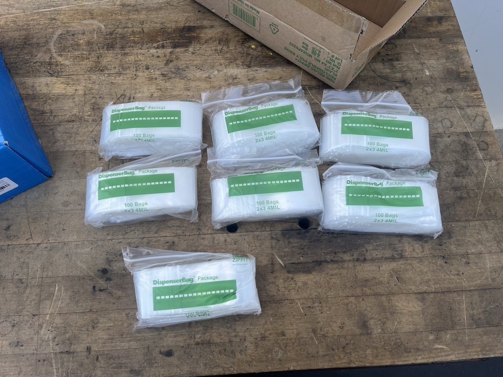 2″ x 3″ Reloc Zippit® 4 mil Reclosable Bags 700 pc