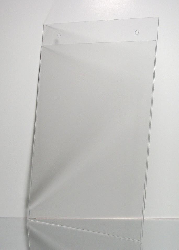 Dazzling Displays 25 Clear 8-1/2″ x 11″ Wall Mount Sign Holders