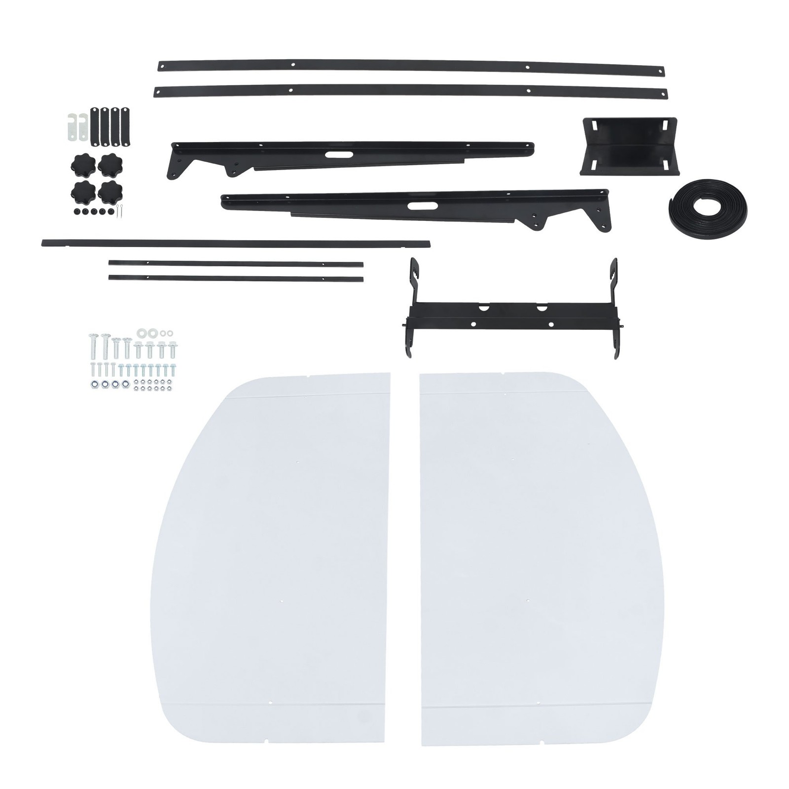 52″ X 52″ For ROPS Snow Shield Canopy Tractor and Mowe 2″ x 2″ or 2″ x 3″ White