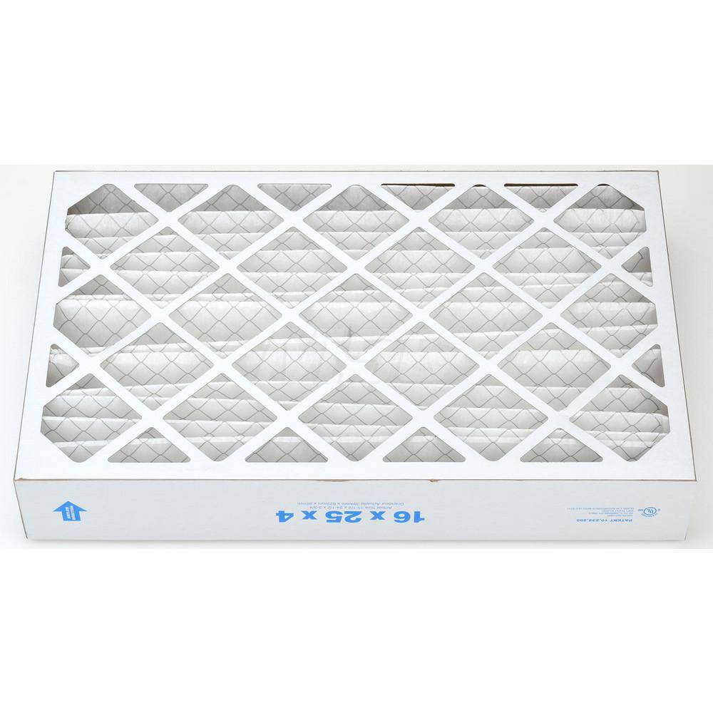 Made in USA 16″ x 25″ x 4″, 55% Efficiency, Wire-Backed Pleated Air Filter ME…