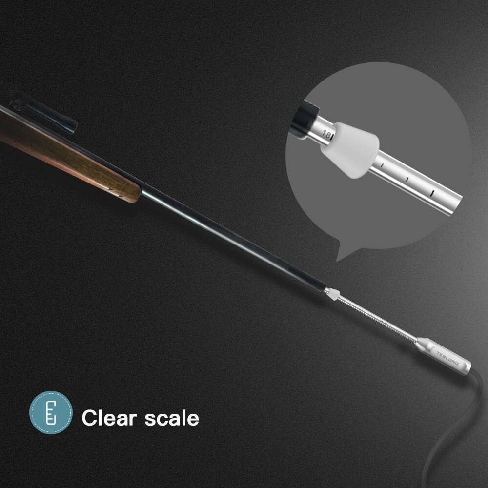 Teslong Rigid Rifle Borescope 4.5″ Monitor Fits .20 Caliber & Larger 26inch Rod