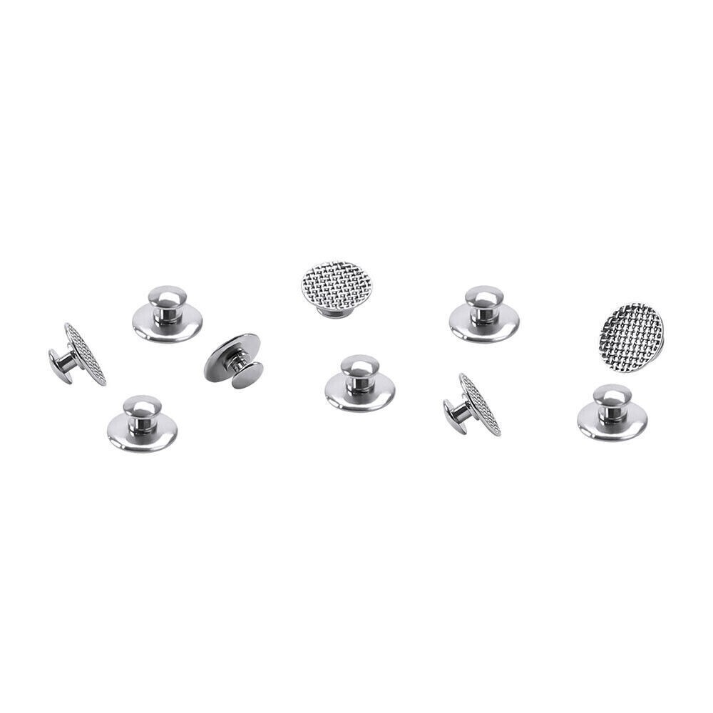 100 Pcs/10packs Dental Orthodontic Lingual Buttons Bondable Round Base Mesh