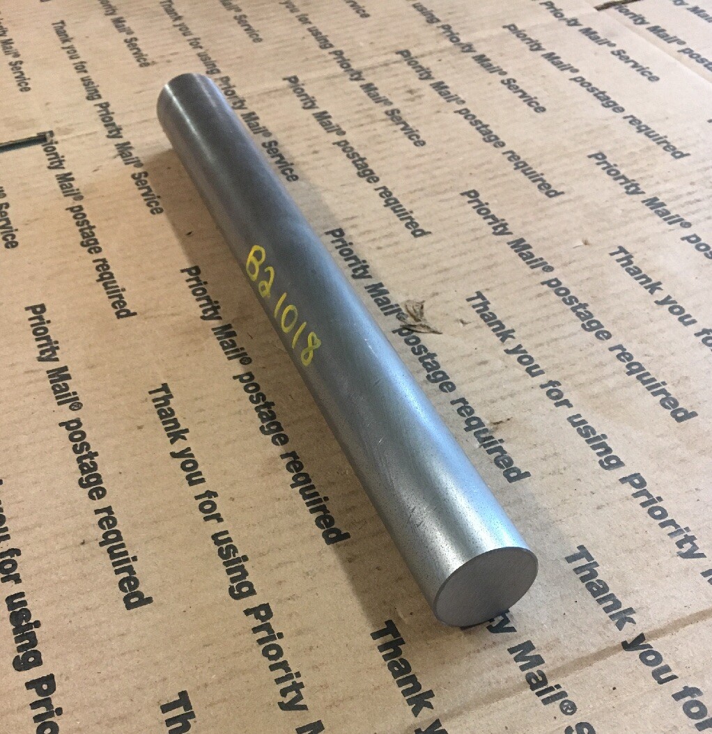 1 1/4” Steel Round Stock Lathe Machining Shaft Blacksmith 10” Long 1018 1.25 CR