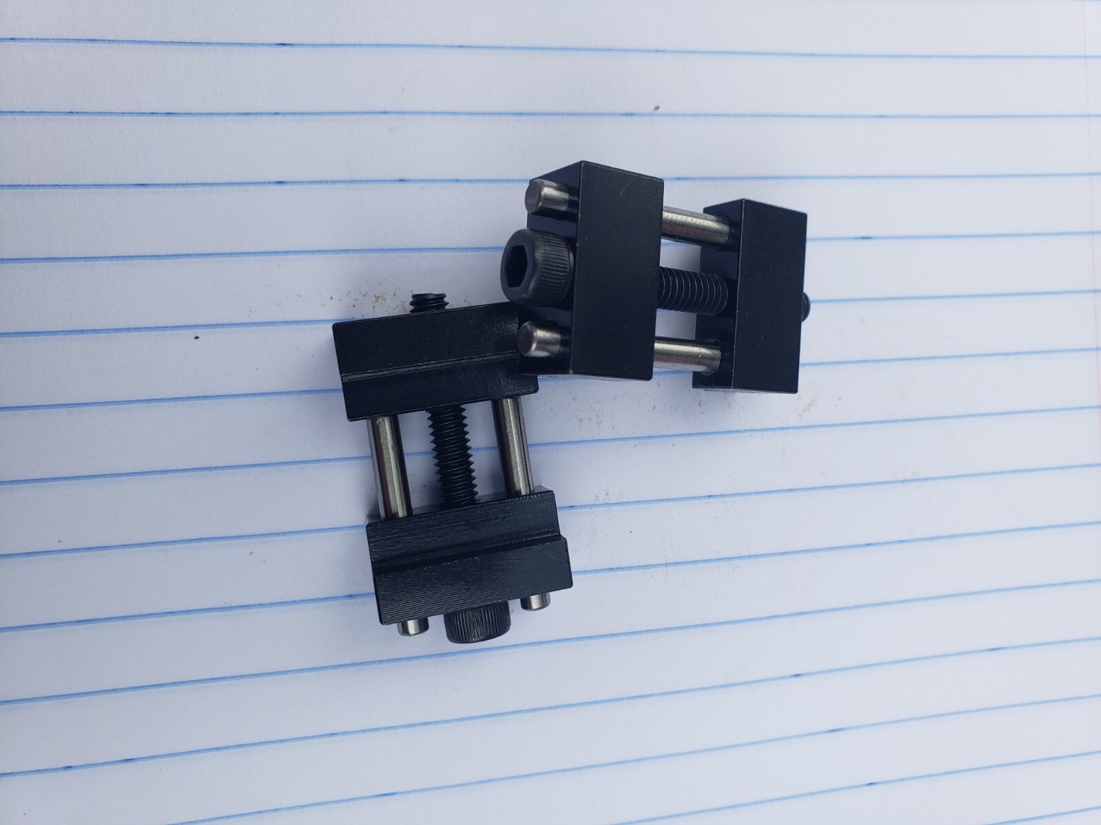 Set of 2 Vise jaw work stop locator for milling vises. Made in USA 3/8″ To 1″