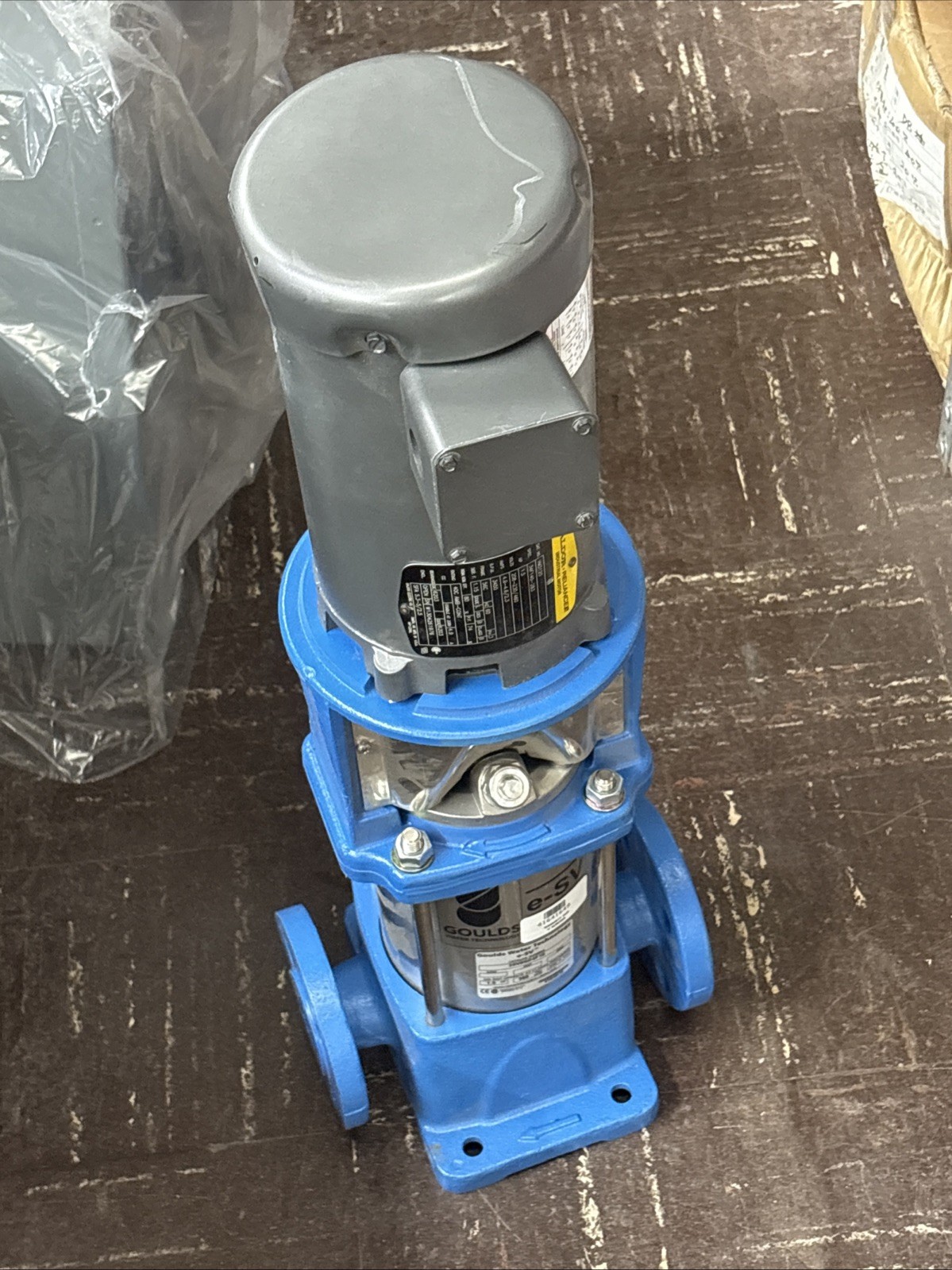 Goulds e-SV Stainless Steel Pump 3SV8GD4F10 1.5HP 3500RPM 360PSI Max Used