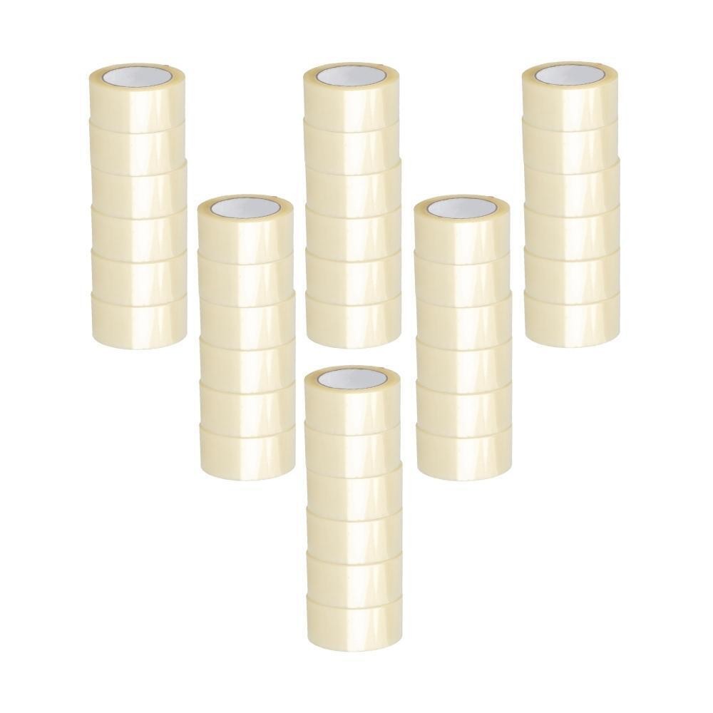 Clear Carton Sealing Tape 1.75 Mil Parcel Packing Packaging Box Tape 48mm x 100m