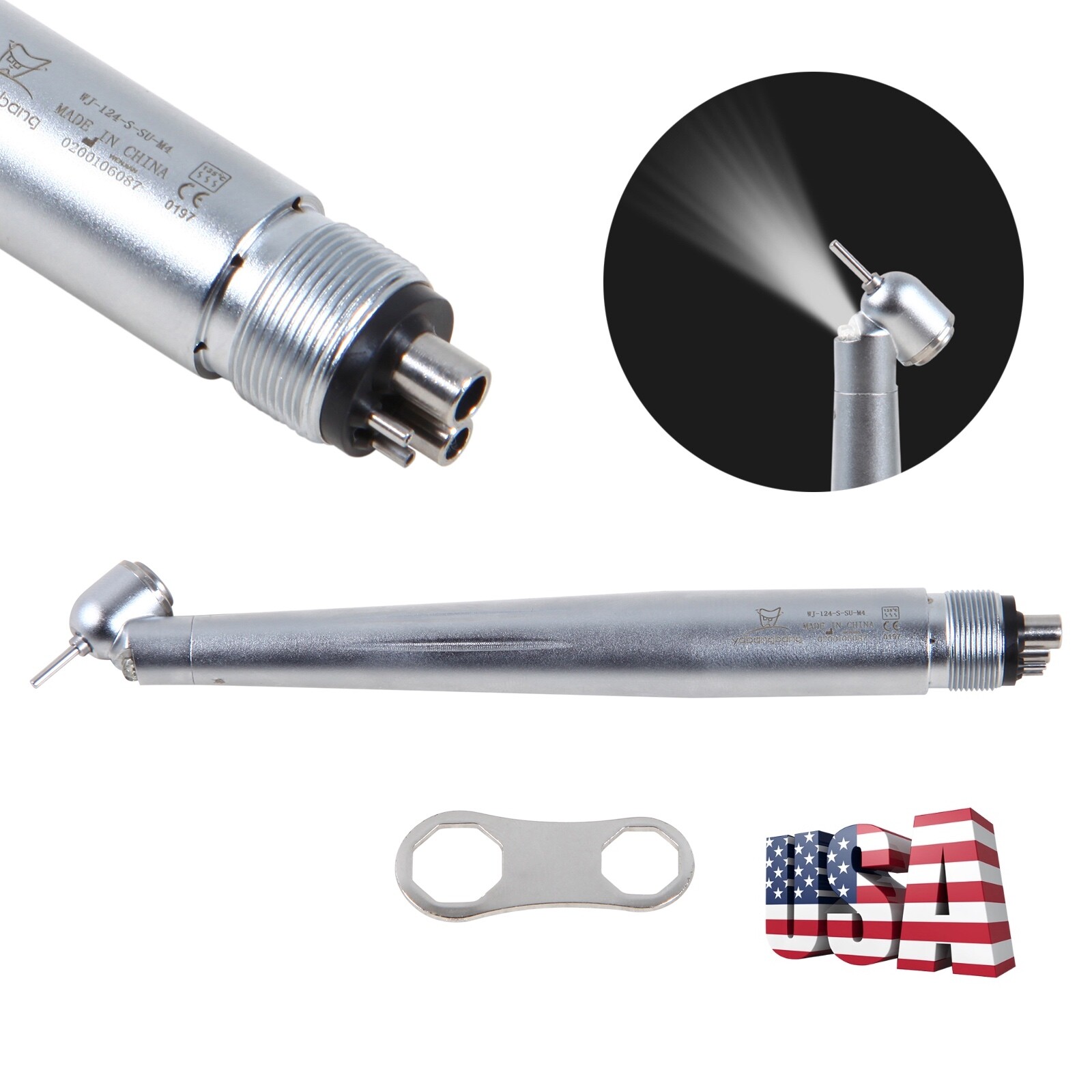 KAVO Style Dental Contra Angle Inner Water Spray Low Slow Speed Handpiece Push