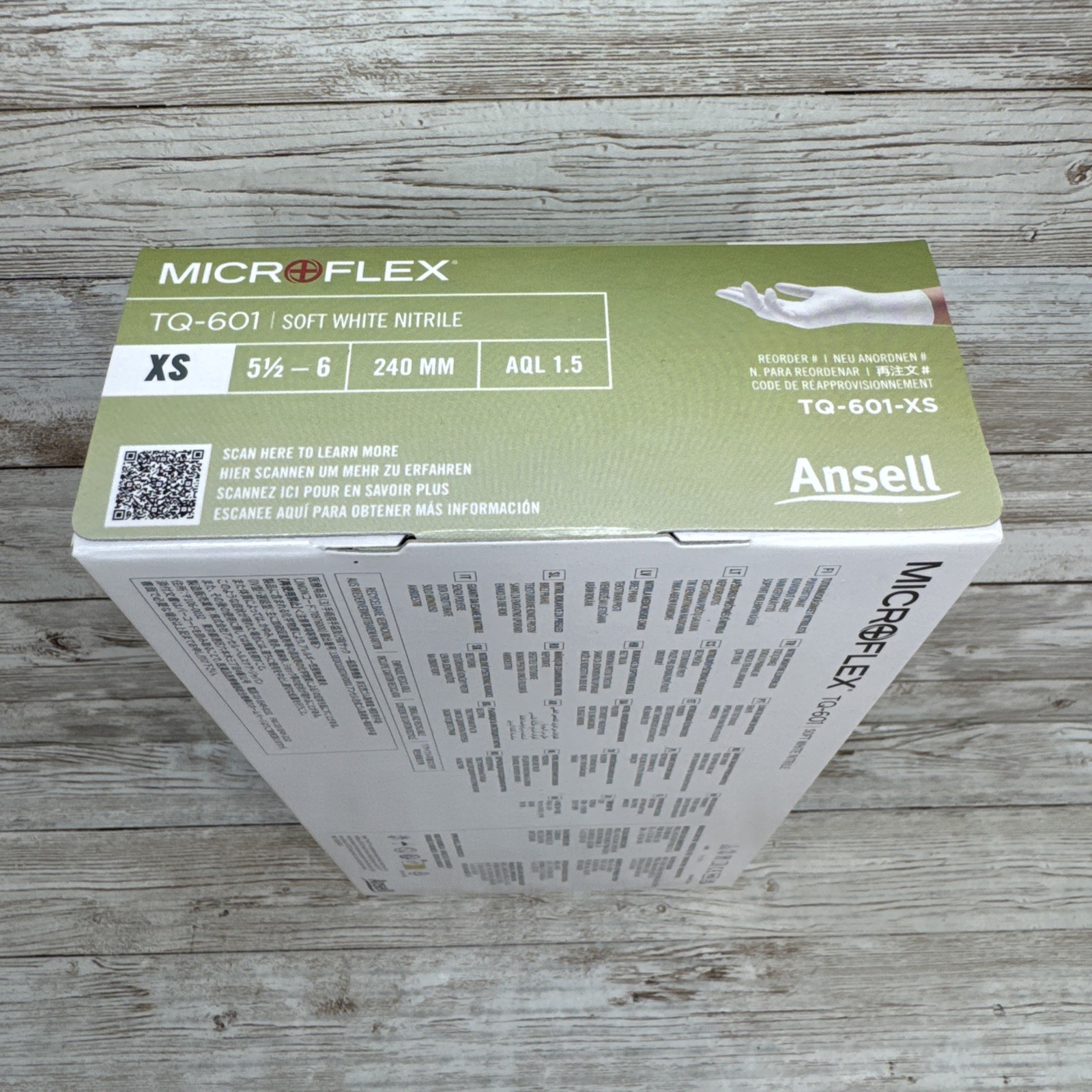 MicroFlex Soft White Nitrile Exam TQ-601-XS *1 CASE* Size: XSmall *See Date*