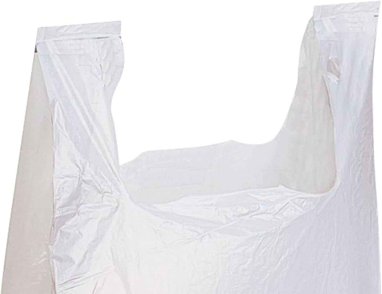 White Thank You Bags Case of 1000-11 ½” X 6″ X 21″ – Thickness .48Mil HDPE- Stan