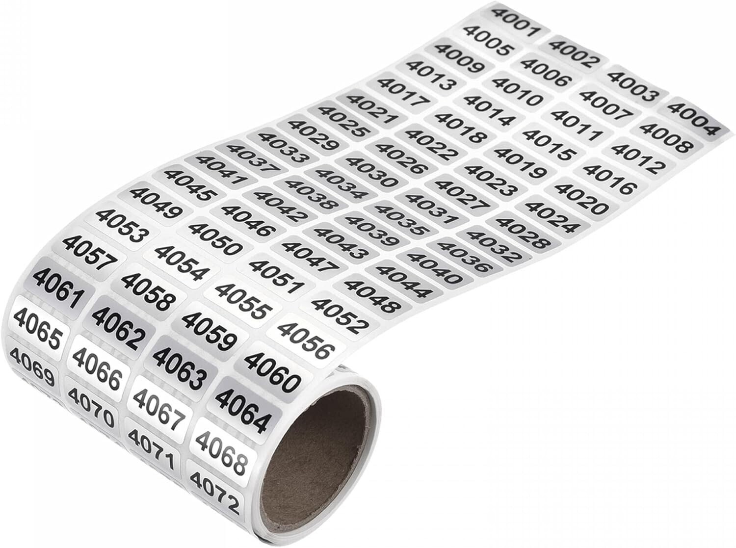1-10000 Self Adhesive Consecutive Number Inventory Labels Stickers Waterproof
