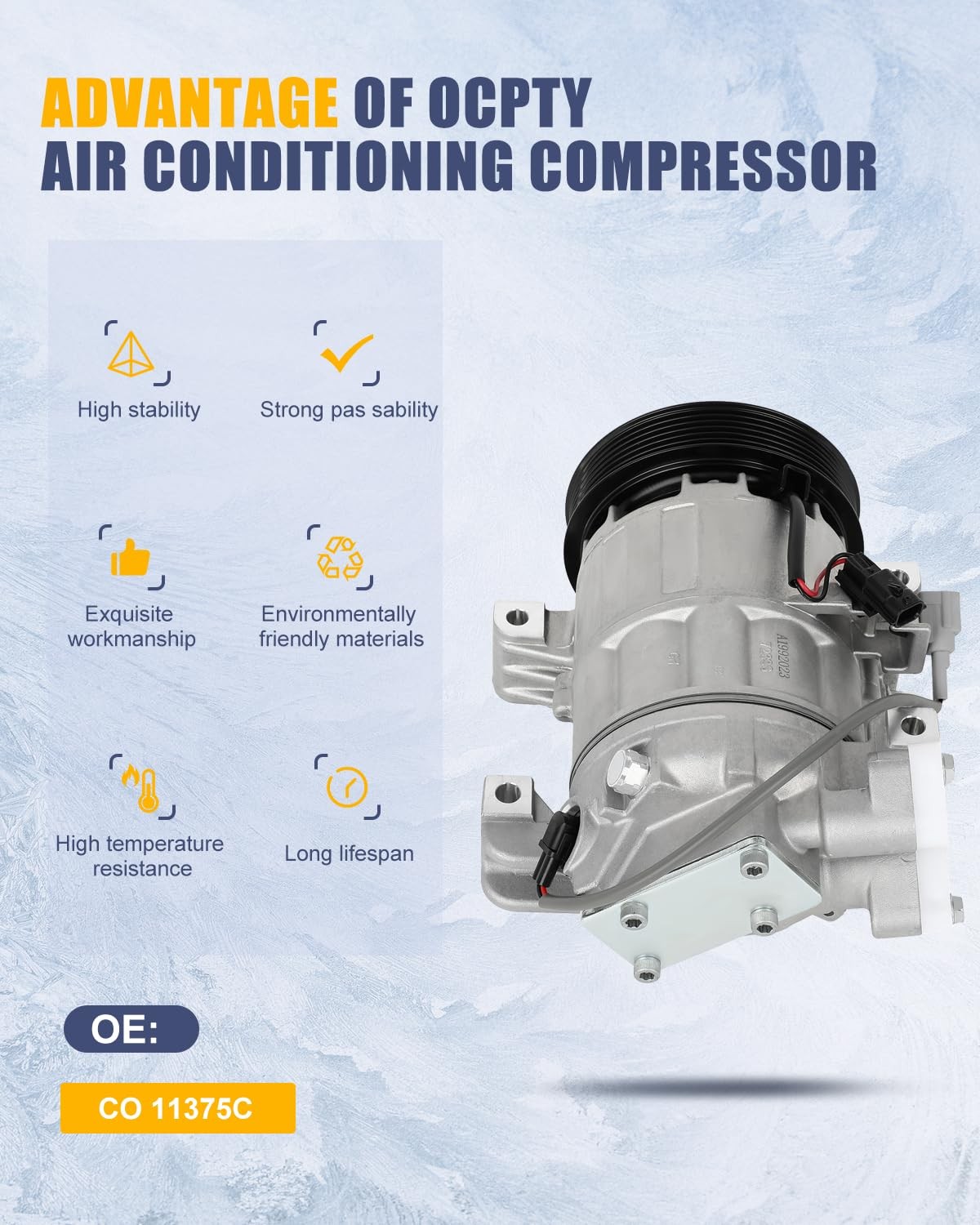 A/C Compressor with Clutch for Nissan X-Trail 2.5L 2007-2014 92600JG300
