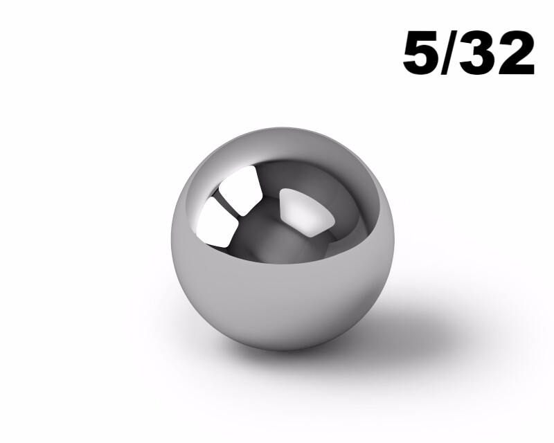 1000 5/32” Inch G25 Precision 440 Stainless Steel Bearing Balls