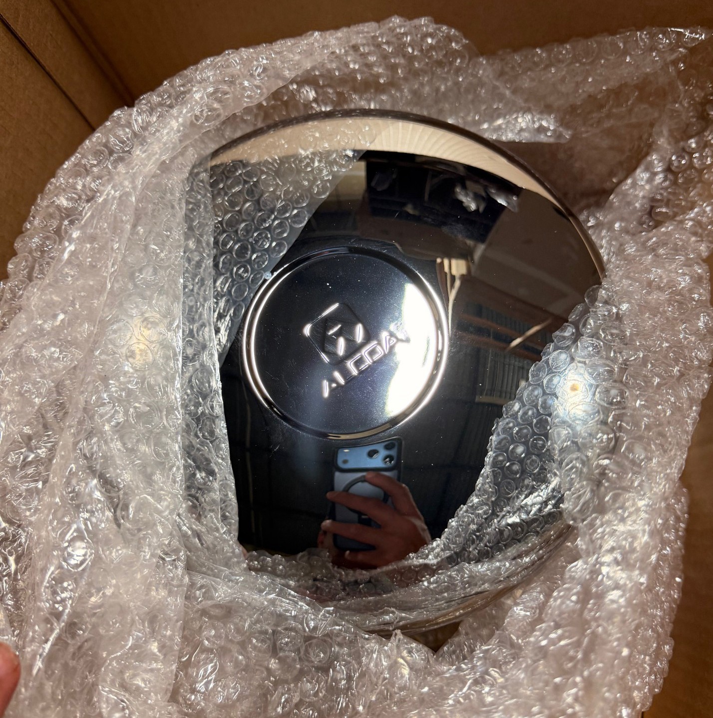 ALCOA 087100B REAR HUB COVER, FOR WHEEL DIA: 19.5″, 22.5″, 24.5″, 33W446, NEW!