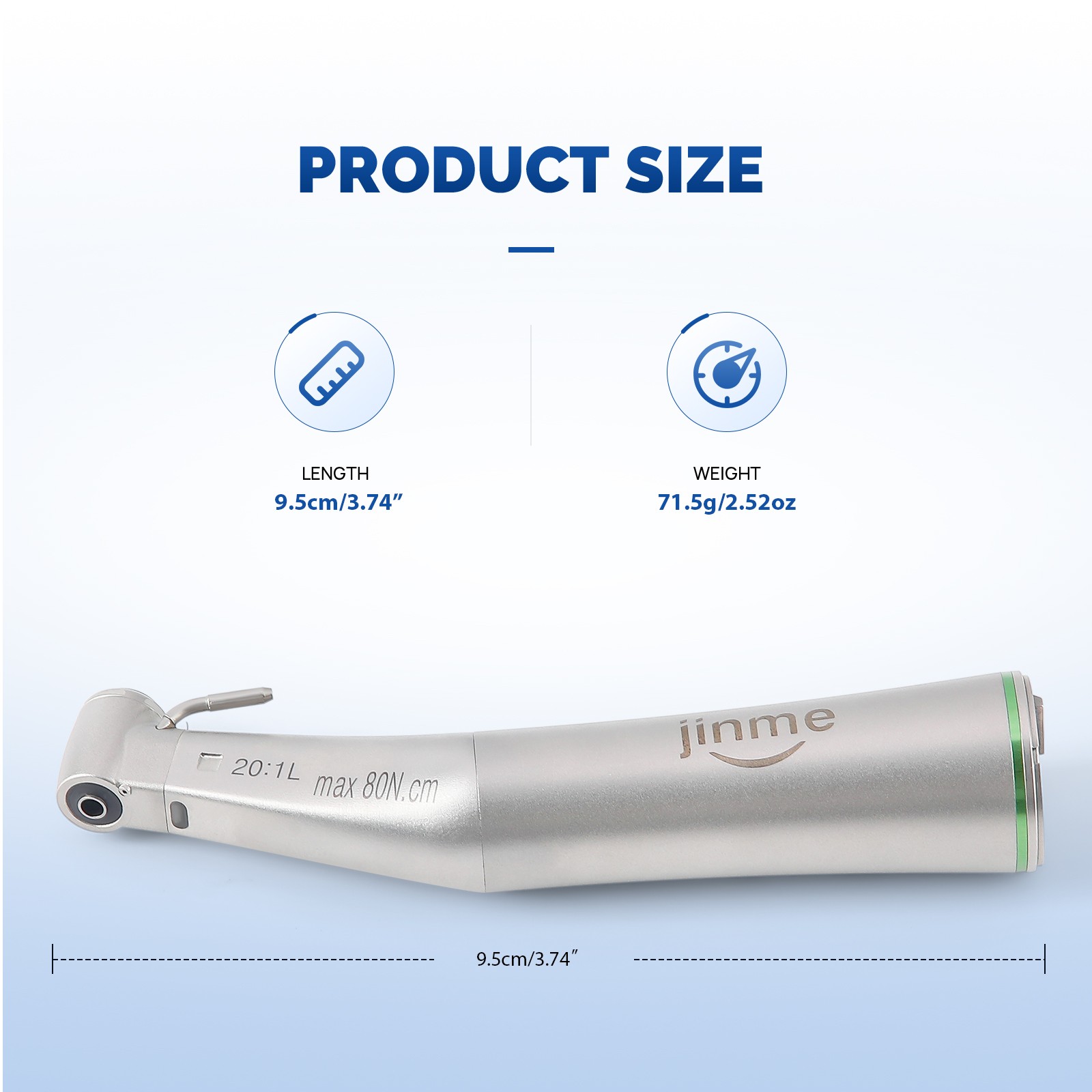 Jinme Dental 20:1 Implant contra angle handpiece Ceramic Bearing #112032