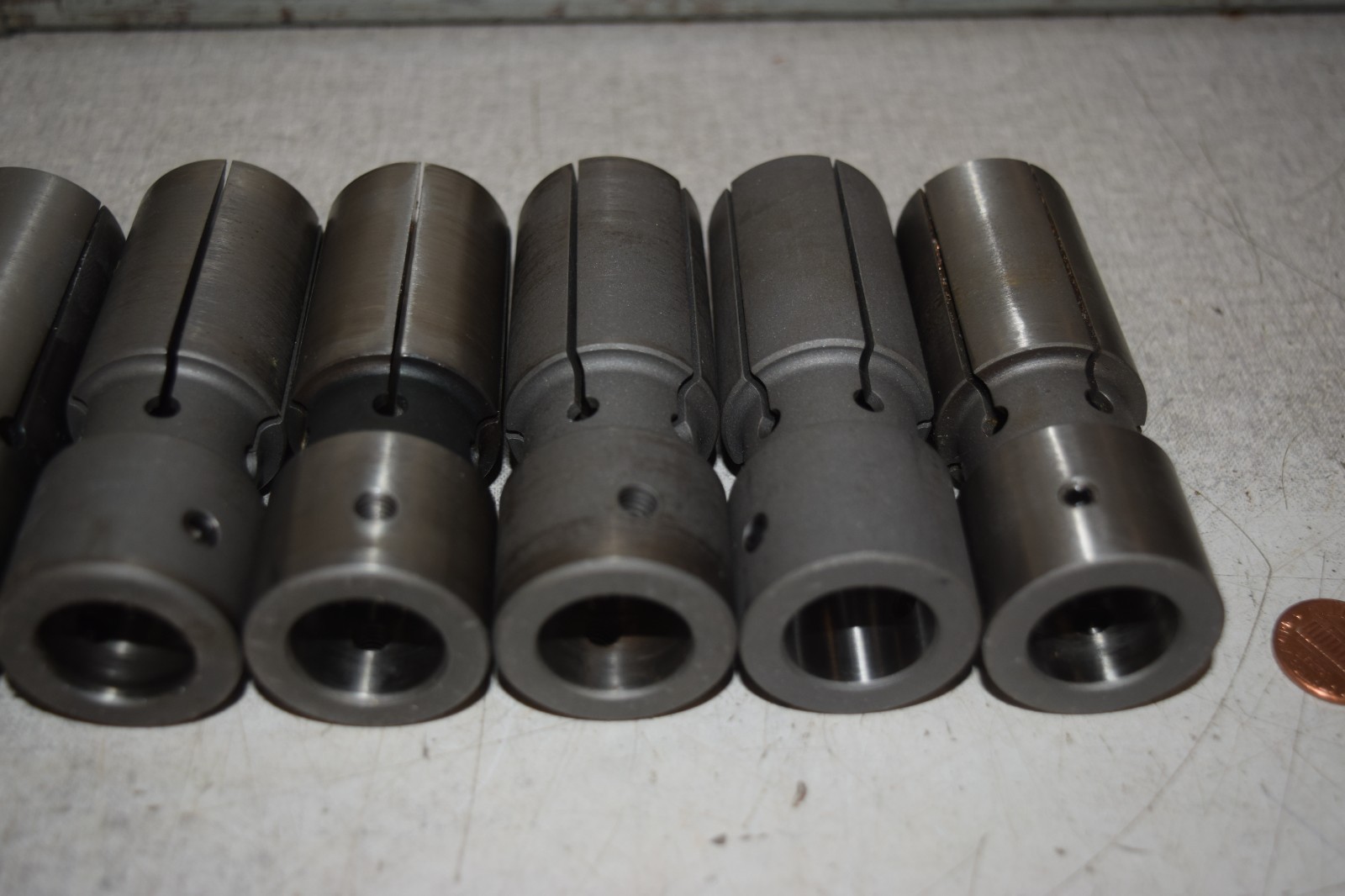 S&M Southwick & Meister 32DL Bar Loader Feeder Collet Collets Lot of 7