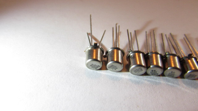 BC108C TELEFUNKEN TRANSISTOR TO-18 OBSOLETE RARE HARD TO FIND 2pcs FUZZ FACE USA