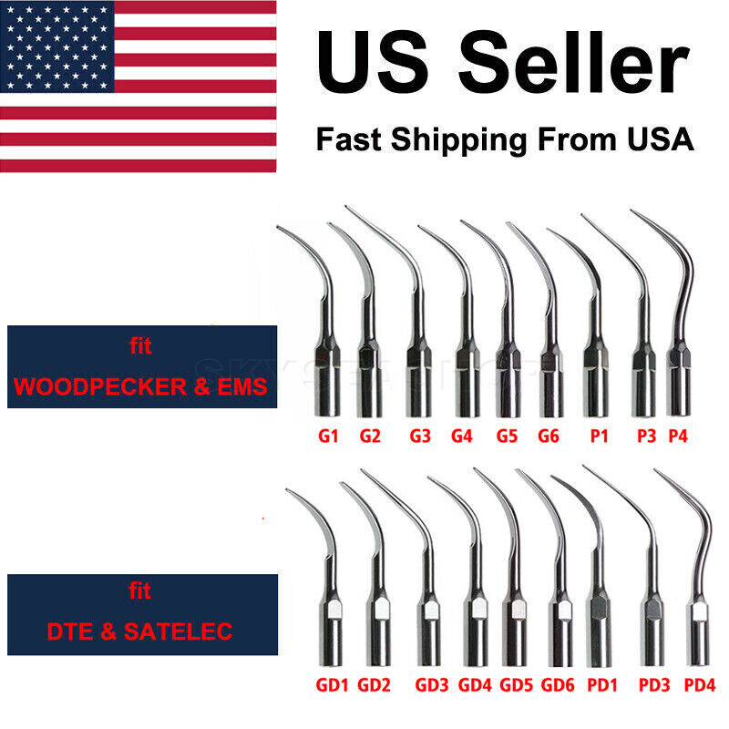 ultrasónico dental de tipos Punta Perio para EMS Cavitron / SATELEC DTE G P Tips
