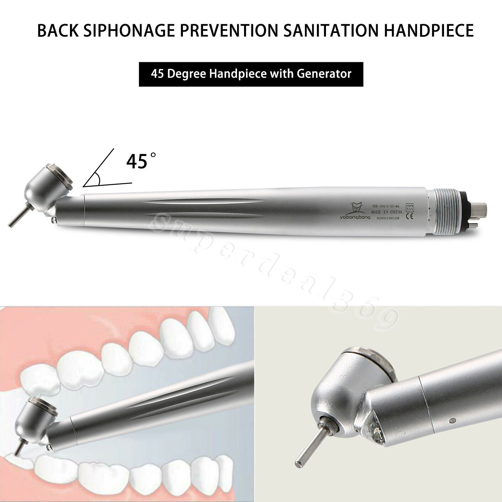 KAVO Style Dental Contra Angle Inner Water Spray Low Slow Speed Handpiece Push