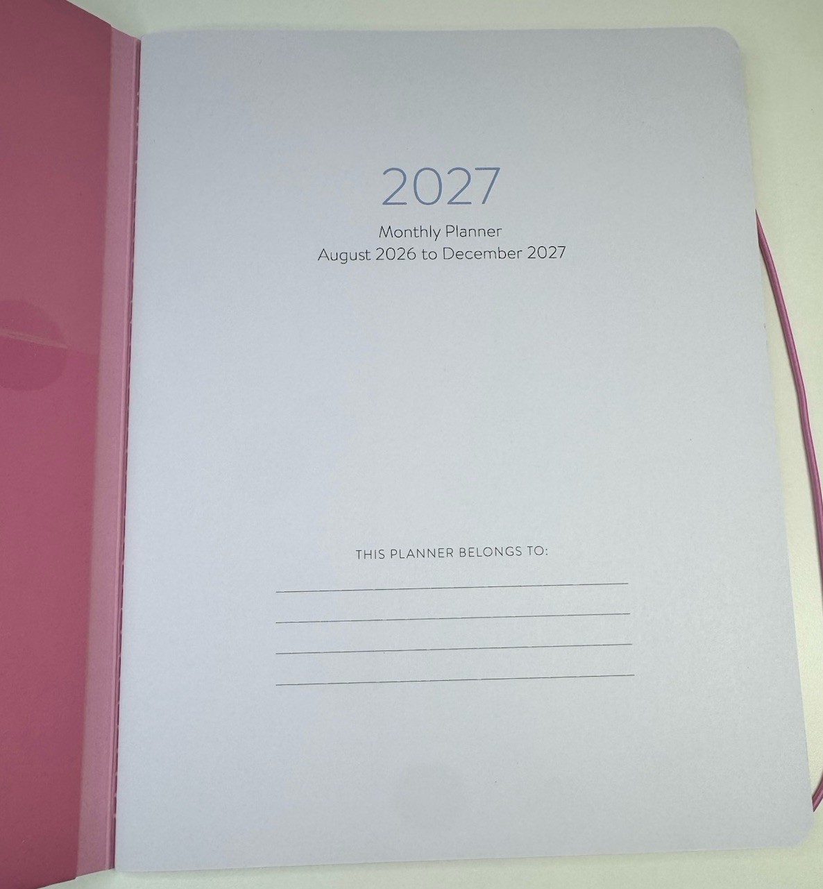 2027 Orange Circle Studio Monthly Planner 17 Months Pink FLORAL Tulips MEDIUM