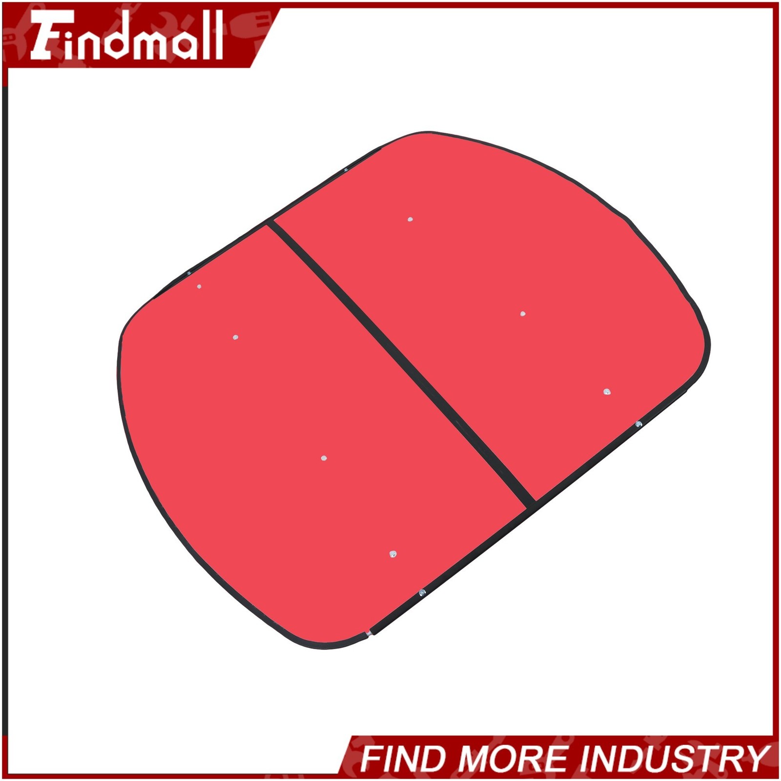 52″ X 52″ Red For Rops Canopy Tractor and Mowers Umbrella 2″ x 2″ or 2″ x 3″