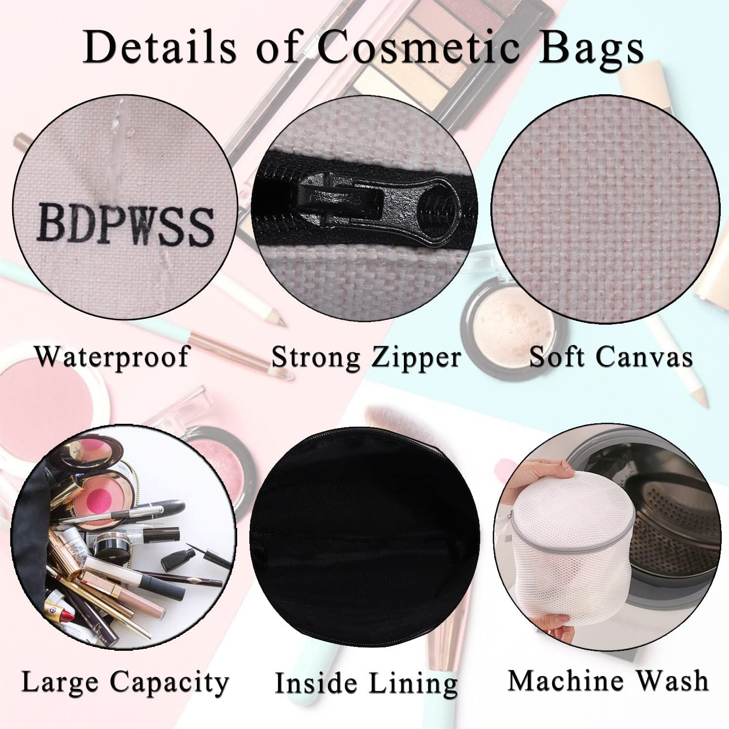 BDPWSS Meerkat Cosmetic Bag Meerkat Lover Gift Always Be Yourself Unless You …