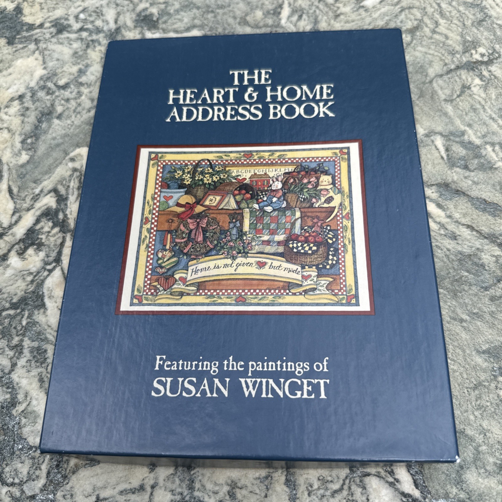 VTG The Heart And Home Address Book Featuring Paintings By Susan Winget New Box