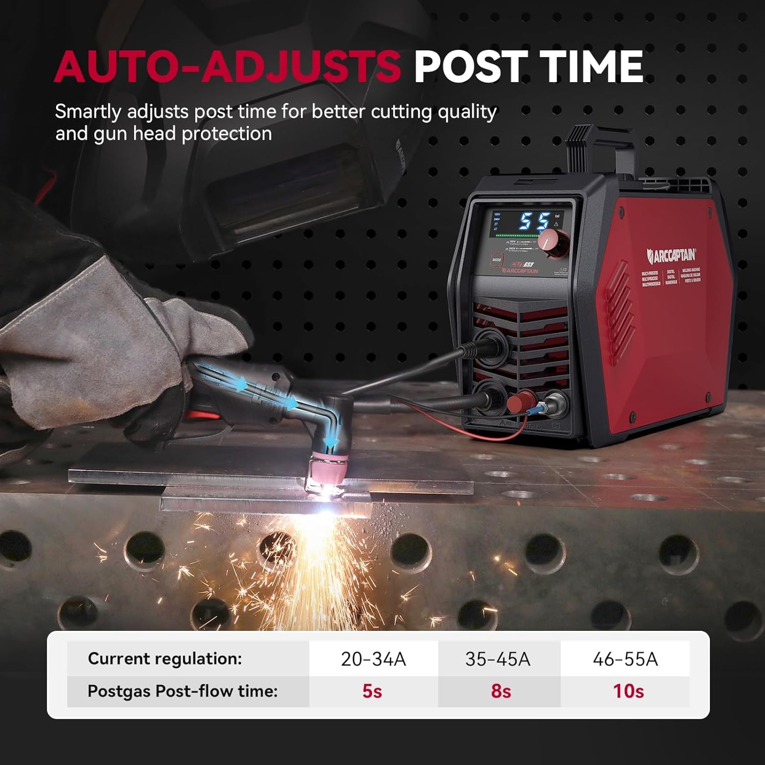 iControl Cut55 Pro Plasma Cutter APP Control 55Amp Non-Touch Pilot Arc 120V/240V