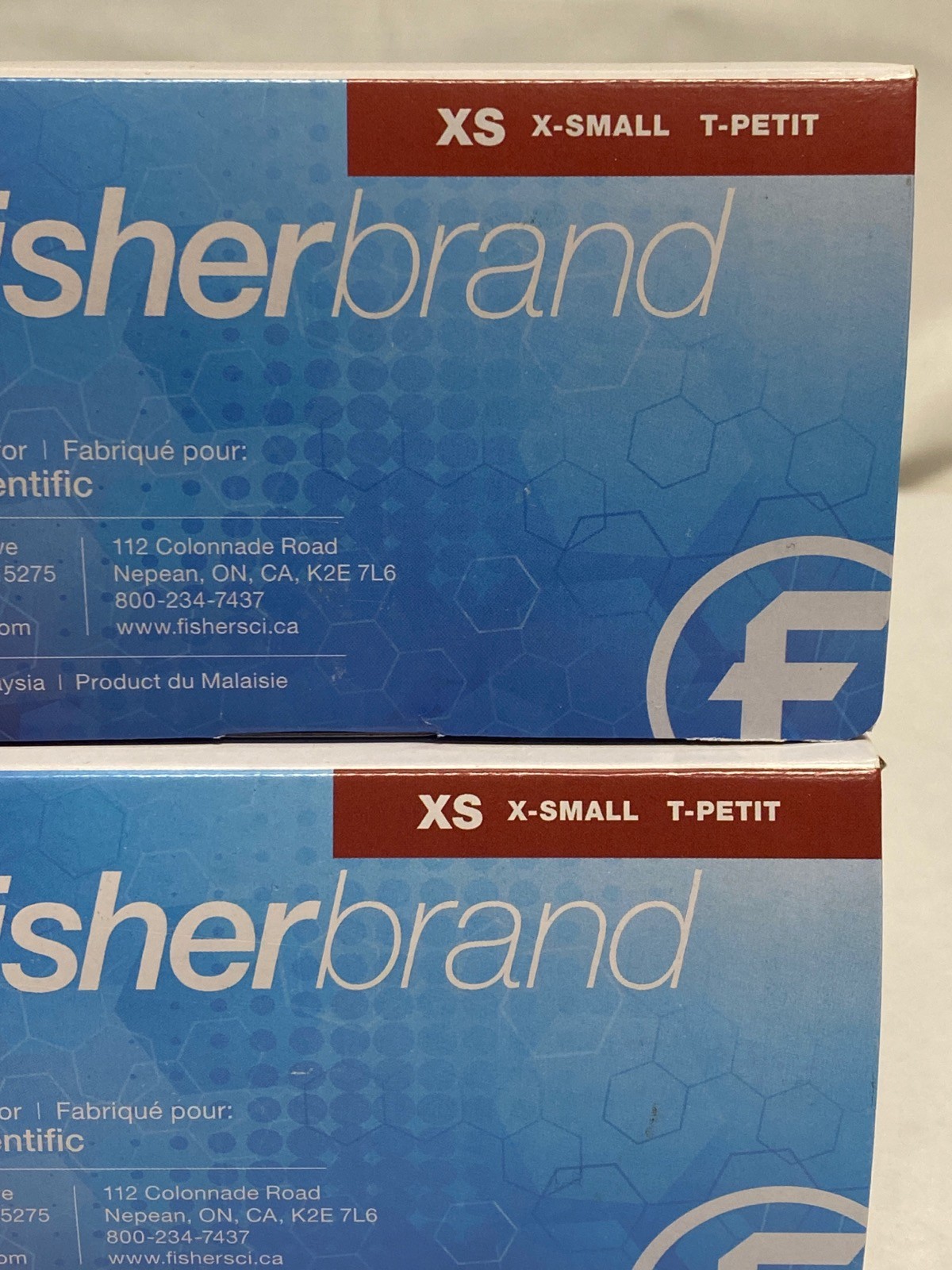 (400) FISHERBRAND Disposable Nitrile Exam Gloves – XSmall Blue 19-130-1597A