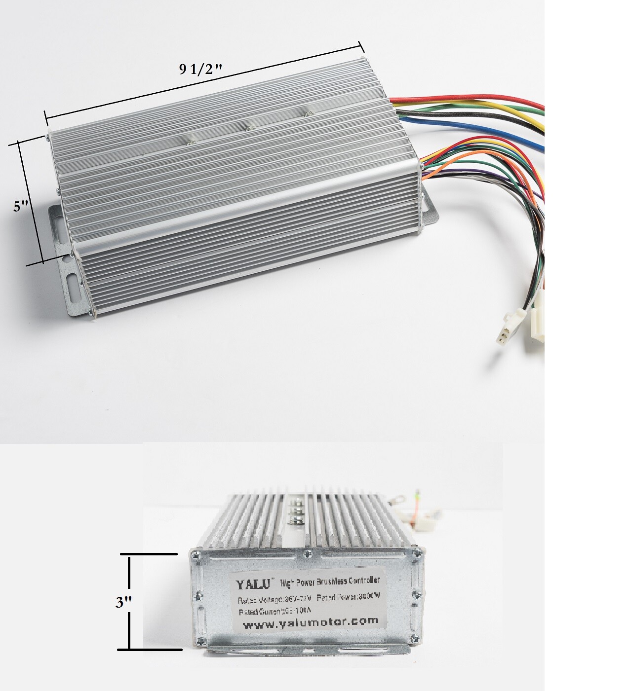 Electric motor w Base BOMA 3000W 72V BLDC BM1024 w 70A controller GoKart Scooter